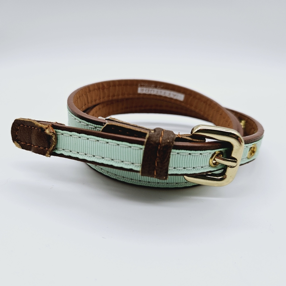 ATTITUDE by JAY MANUEL | light/ baby blue thin belt S